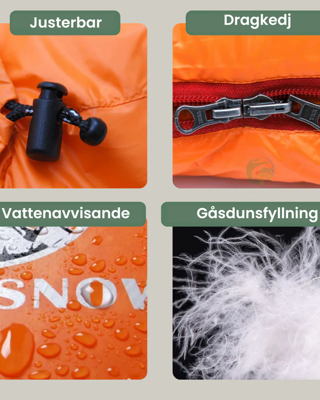 Ultralätt Dunsovsäck 3–4 Säsonger
